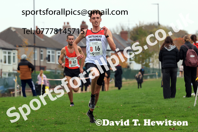 Senior Mens relay, 2025 Northern Cross Country Relays, Graves Park, Sheffield. Photo: David T. Hewitson/Sports for All Pics